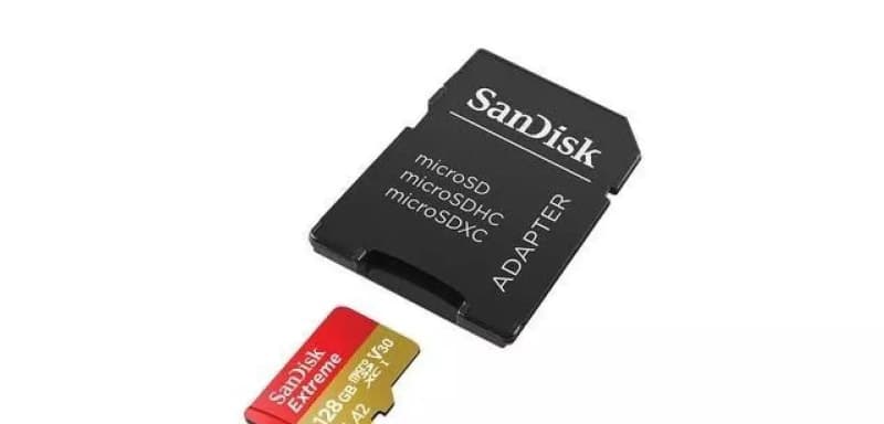 SanDisk Extreme MicroSD 128GB zlatá 10.